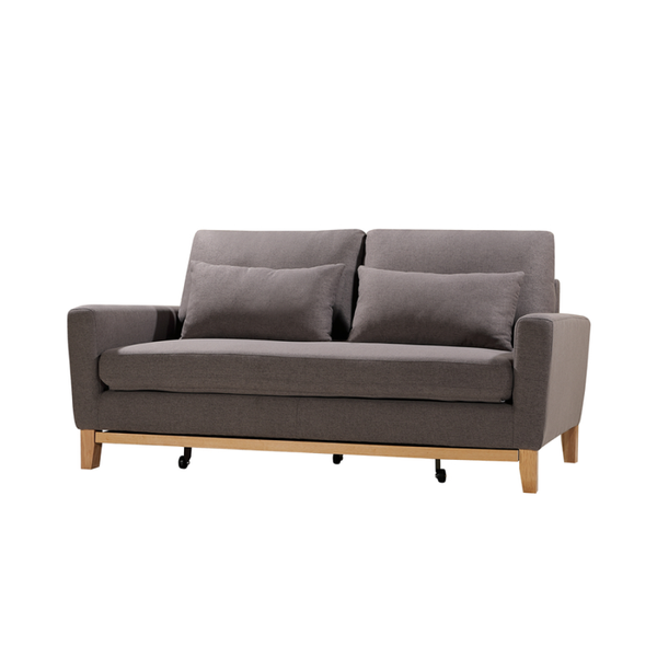 Sofa Beds Shasa 2 Seater Pull Out Sofa Bed Grey Taupe