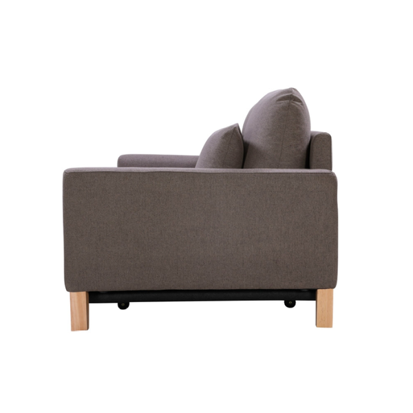 Sofa Beds Shasa 2 Seater Pull Out Sofa Bed Grey Taupe