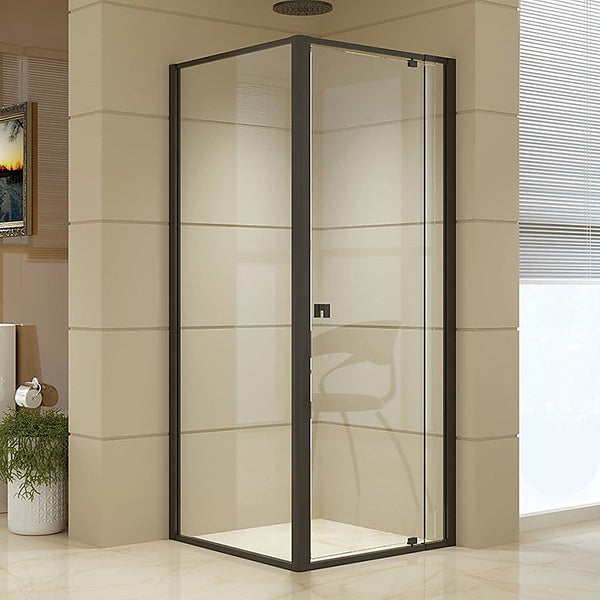 Shower Enclosures Semi Frameless Shower Screen (74~82)X 195Cm & (77~80)X Side As/Nzs Glass