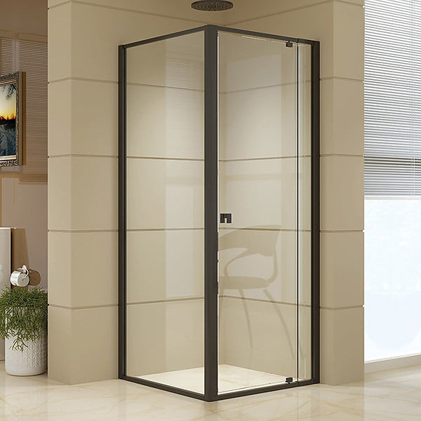 Shower Enclosures Semi Frameless Shower Screen (74~82)X 195Cm & (89~92)X Side As/Nzs Glass