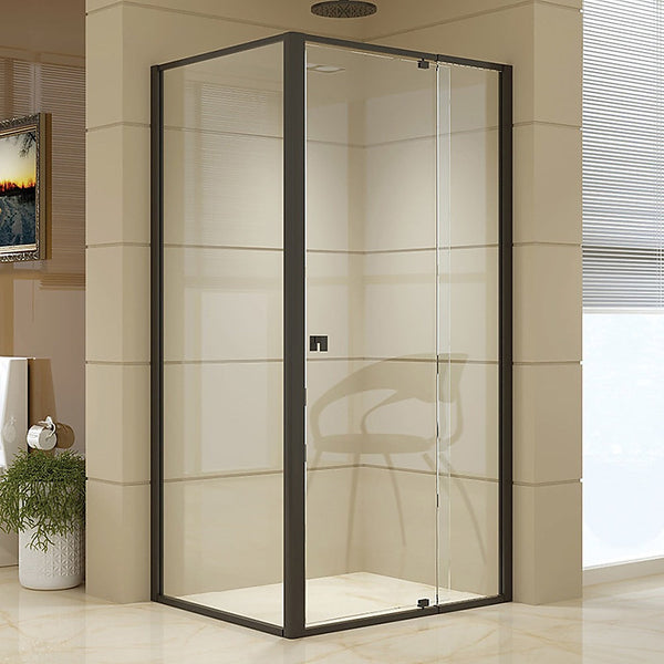 Shower Enclosures Semi Frameless Shower Screen (98~106)X 195Cm & (77~80)X Side As/Nzs Glass