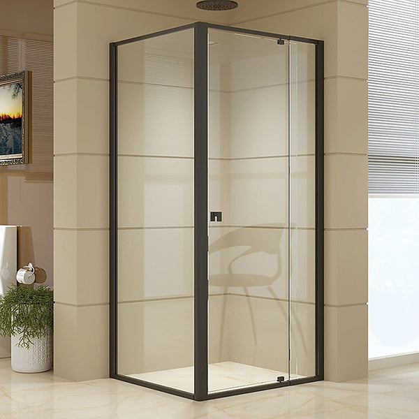 Shower Enclosures Semi Frameless Shower Screen (82~90)X 195Cm & (77~80)X Side As/Nzs Glass