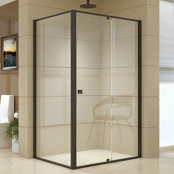 Shower Enclosures Semi Frameless Shower Screen (114~122)X 195Cm & (89~92)X Side As/Nzs Glass