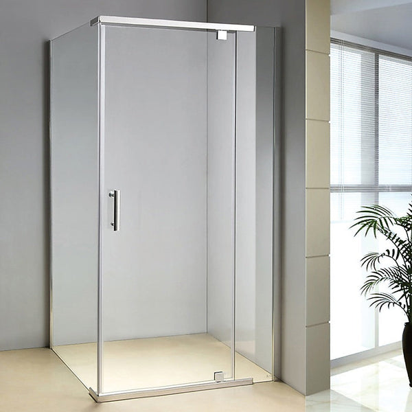 Shower Enclosures Shower Screen 1200X700x1900mm Framed Safety Glass Pivot Door By Della Francesca