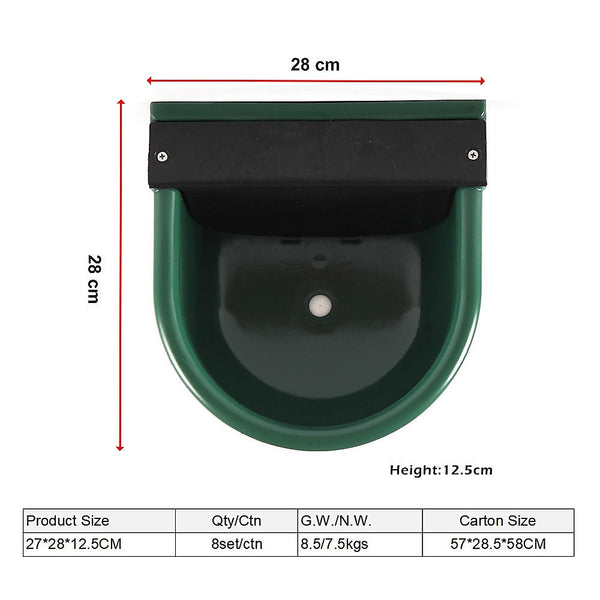 Pet Chicken Supplies 4L Water Trough Bowl With Automatic Float Valve