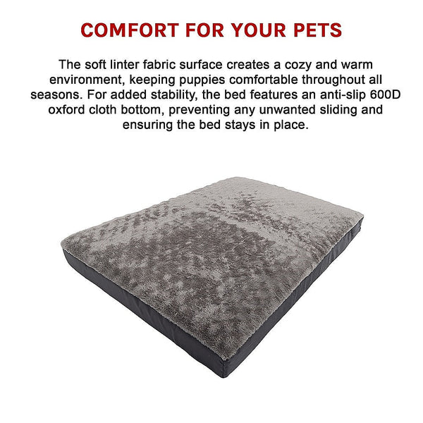 Pet Beds 95X70cm Orthopedic Pet Dog Bed Mattress Therapeutic Joint Pain Comfort