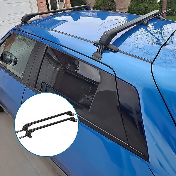 Roof Racks Lockable Aluminium Car Roof Rack Bars Without Rail Anti Theft Luggage Carrier