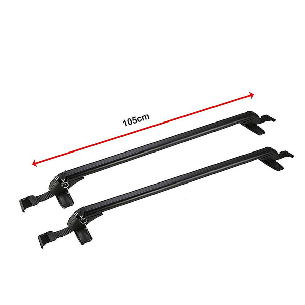 Roof Racks Lockable Aluminium Car Roof Rack Bars Without Rail Anti Theft Luggage Carrier