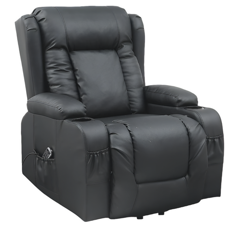 Electric Massage Chairs Lift Heated Leather Recliner Electric Massage Chair With Usb Port