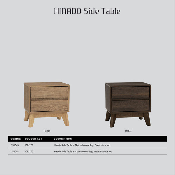 Bedside Tables Hirado Bedside Table Natural