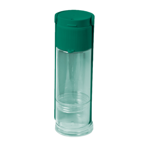 Travel Bottles & Containers 12X Ribbed Portable Pet Bottle In Emerald