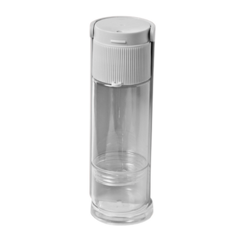 Travel Bottles & Containers 12X Ribbed Portable Pet Bottle In White