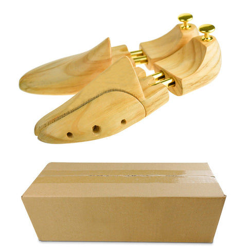 Other Clothing & Shoe Care Adjustable Pine Wood Shoe Tree With Brass Knobs Size Eur 37 38