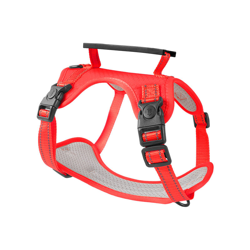 Leads & Head Collars Reflective No Pull Adjustable Vest Dog Harness Leash With Handle Walking Training Pet Red