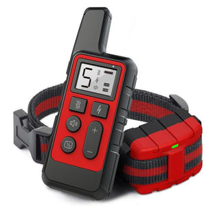 Dog Collars Wireless Dog Training Collar With Remote 500 Yard Range Waterproof Rechargeable Adjustable For Small And Large Dogs