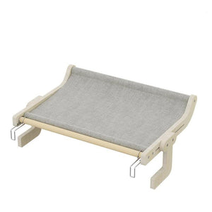 Pet Beds Wall Mounted Cat Hammock Bed Wooden Frame Comfortable And Space Saving Design For Pets