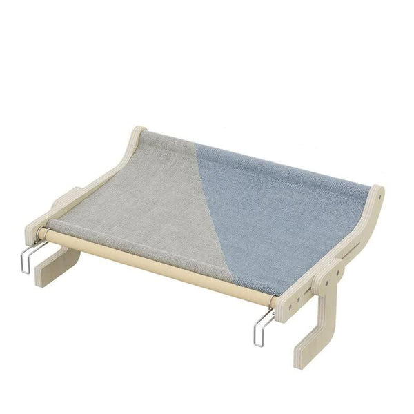 Pet Beds Wall Mounted Cat Hammock Bed Wooden Frame Comfortable And Space Saving Design For Pets