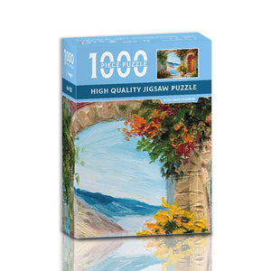 Puzzles 1000 Piece High Quality Jigsaw Puzzle Seaside Garden