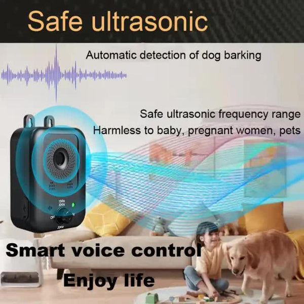 Bark Control Ultrasonic Wall Mounted Dog Device | Adjustable Frequency Deterrent