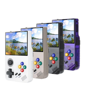 Video Game Consoles 64G White Mpown M19 Handheld Gaming Console Retro Arcade & Psp Emulator 3.5 Inch Hd Screen Tv Connectivity Portable 3D Device