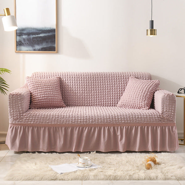 Slipcovers Elastic Sofa Cover Pink (305 X 360Cm)