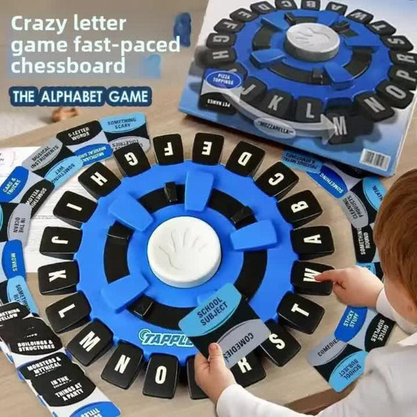 Board Games Tapple Alphabet Word Game For Kids And Adults Fast Paced Educational Family Board