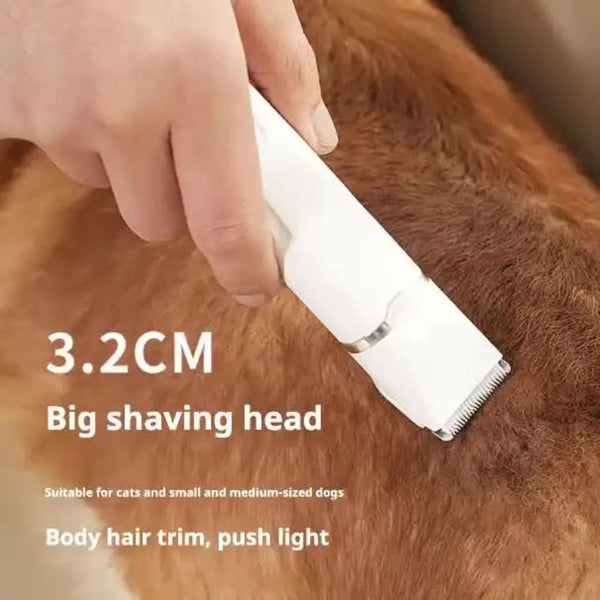 Dog Grooming White T70 4 In 1 Pet Grooming Kit Full Body Detail Paw Hair Trimmer And Nail Grinder