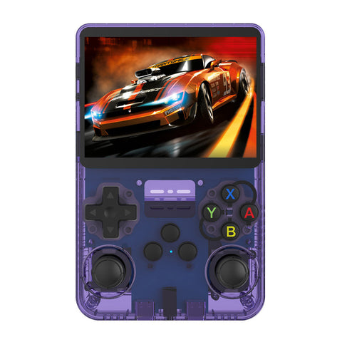 Video Game Consoles Purple Retro Portable Gaming Console With 64Gb 2 Memory Card 3D Games Hd Display And Dual Joysticks