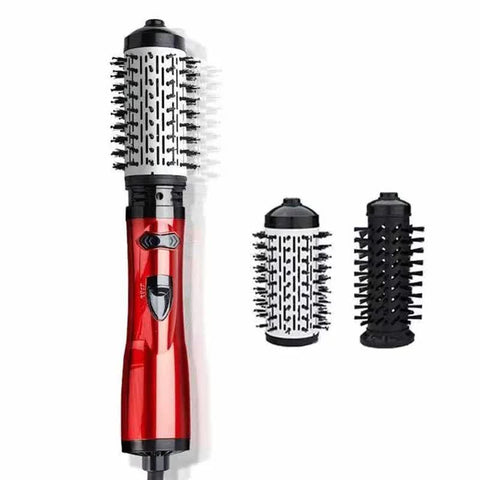 Straightening & Curling Irons Red Automatic Large Wave Curling Iron | 2 In 1 Volumizing Hot Air Brush & Styling Comb