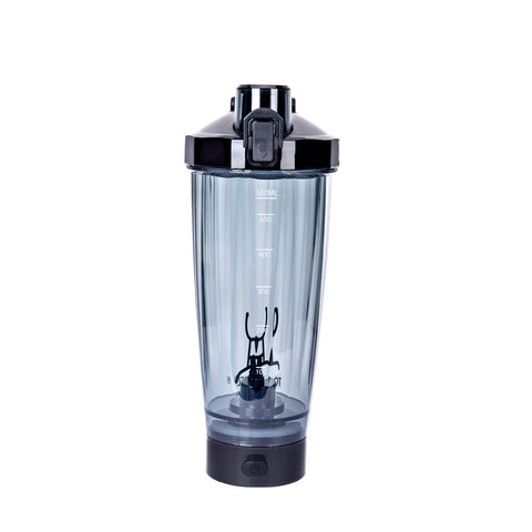 Shake Bottles & Mixers Black Portable Electric Shaker Bottle Without Led Light 550Ml Sports Protein Mixer Cup For Gym And Travel