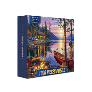 Puzzles Lake Side Sunset Puzzle