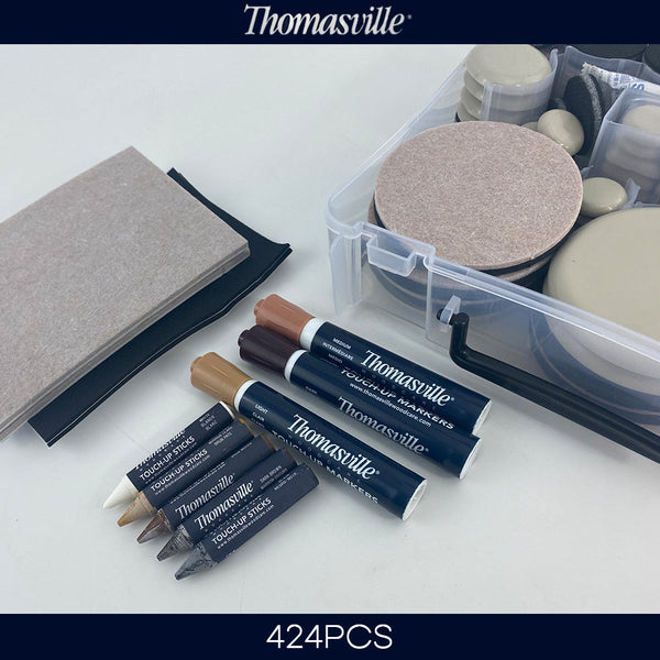 Furniture Parts Thomasville Floor Surface Protection Kit 424 Pieces Felts Bumpers Sliders Grips