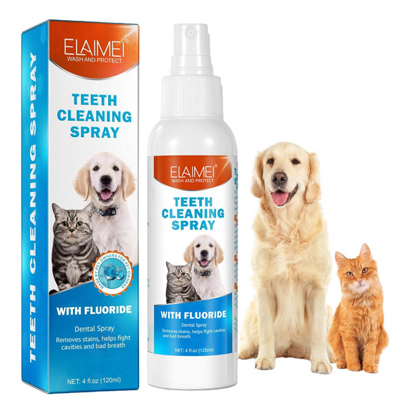 Dog Grooming 2 Pcs Pet Oral Breath Freshener Spray | Eliminates Bad Dental Care For Dogs & Cats