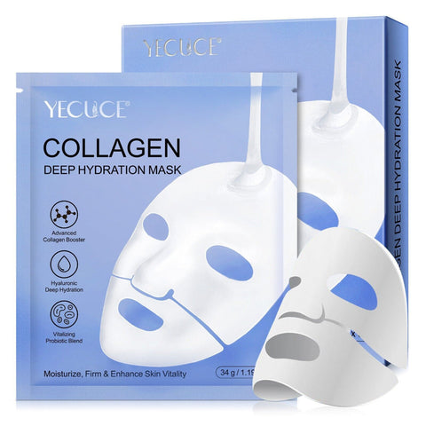 Skin Masks Bio Collagen Mask Deep Hydration 34G Ea X 6 Pcs