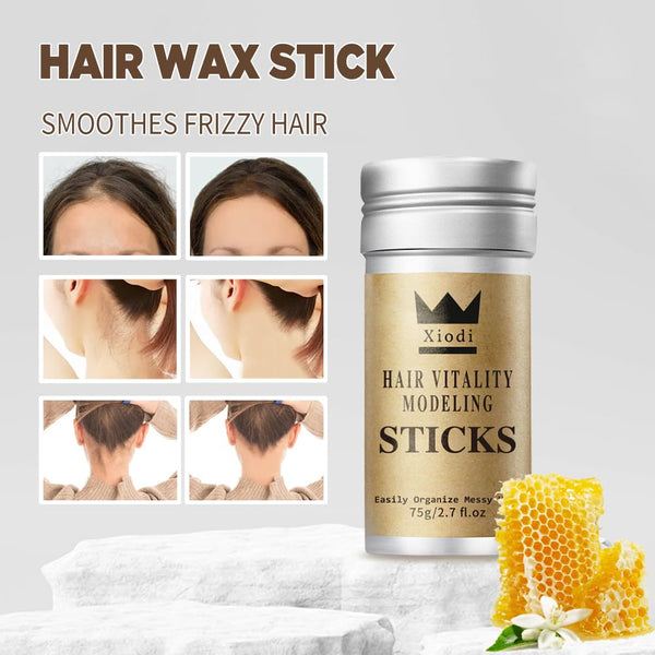 Hair Colouring 2X Hair Edge Control Wax Stick | 75G Each Natural Styling For Relaxed &