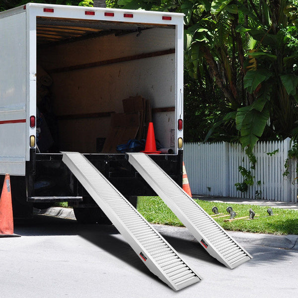 Driveway Ramps Bullet Pair Of 3.2M Aluminium Loading Ramps 1820Kg Capacity