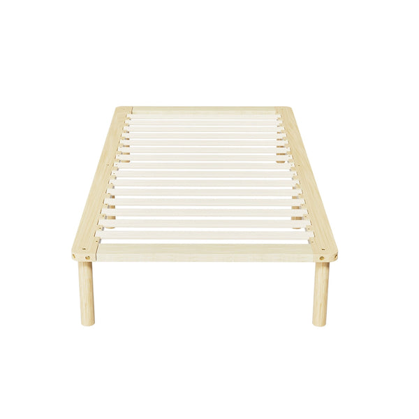 King Single Bed Frames Artiss Bed Frame King Single Size Wooden Base Mattress Platform Timber Pine Amba