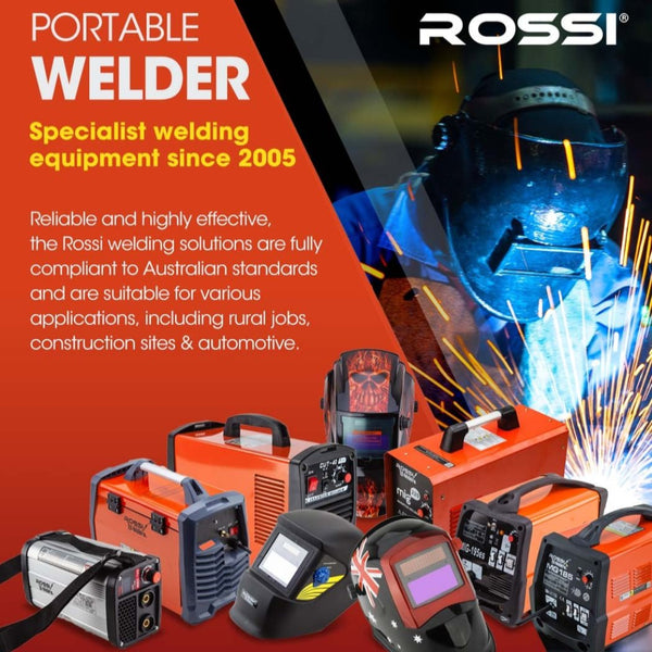 Inverter Welders Rossi 250Amp Mag Mig Tig Mma Welder 4In1 Stick Gmaw Arc Gas Gasless Inverter Welding Machine 15A Plug