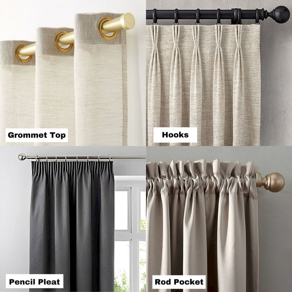 Curtains & Drapes 300 Centimetre Grey Modern Luxury Retro Style Curtains For Home And Garden