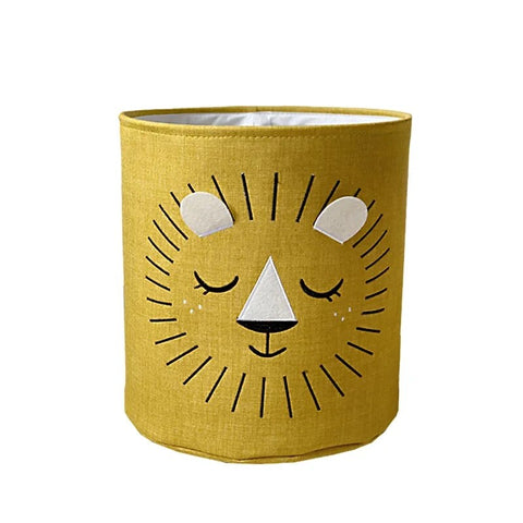 Hanging Closet Storage Storage Bucket Little Lion Large Capacity Cloth Organizer Basket For Home Organisation