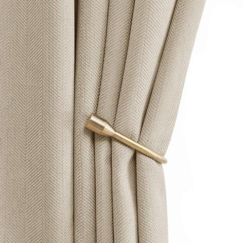 Curtains & Drapes Curtain Beige 100 Cm X 250 Thick Chenille Luxury Blackout Curtains