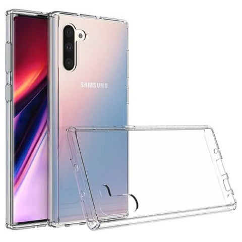 Acrylic Clear Full Cover Drop Proof Phone Case For Samsung Note 10 Transparent