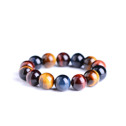 Bracelets Tiger Eye Natural Crystal Stone Buddha Bead Bracelet Fashion Jewellery