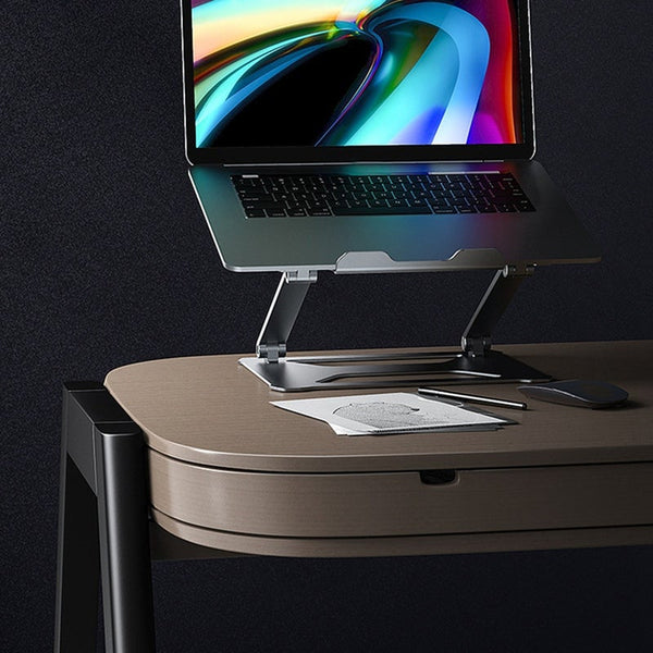 Stands, Holders & Car Mounts Adjustable Foldable Laptop Stand Non Slip Desktop Notebook Holder For Macbook Pro Air Ipad Dell Hp