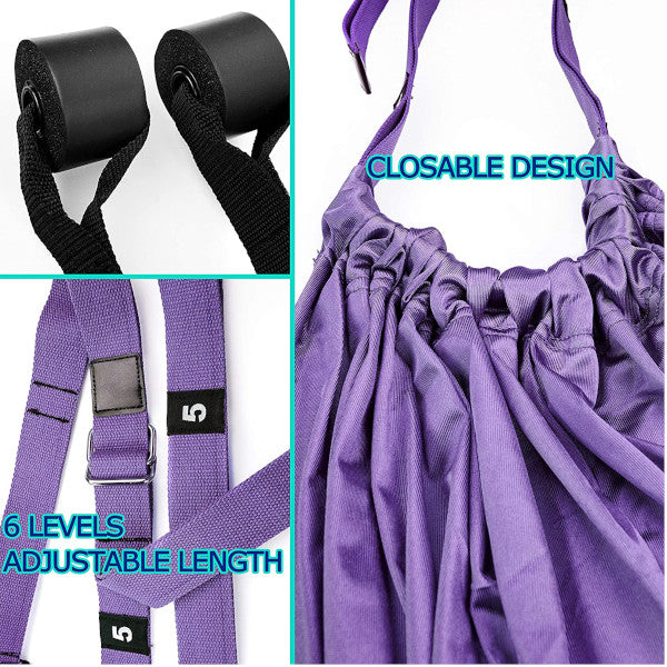 Aerial Yoga Stretch Belt Rope Lower Waist Trainer Wall Fitness Equipment