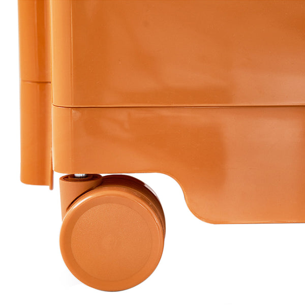 Bedside Tables Artiss Artissin Bedside Table Side Tables Nightstand Organizer Replica Boby Trolley 5Tier Orange