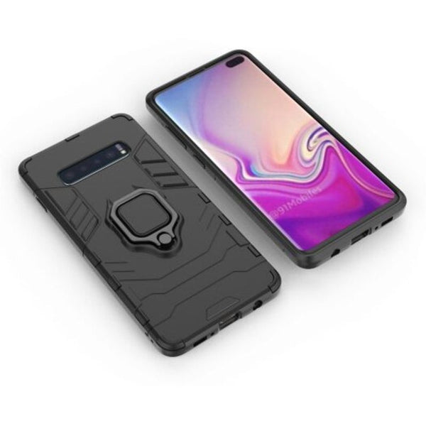 Cases, Covers & Skins All Inclusive With Bracket Anti Fall Hard Shell For Samsung S10 Plus Black