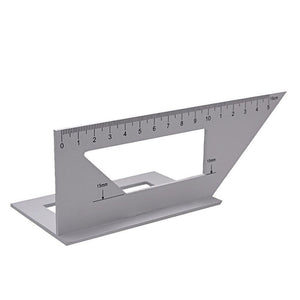 Measuring Tapes & Rulers Multifunction Aluminum Woodworking Scriber T Ruler 45 To 90 Measuring Draw Tool