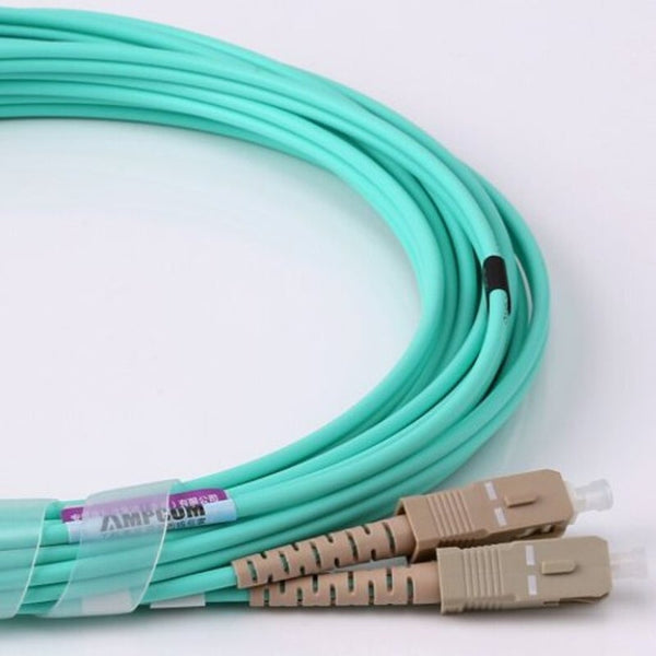 Fibre Optic Cables 10Gb Multumode Duplex 50 125 Lzsh Fiber Cable Sc To Om3 Patch Cord 3M Blue