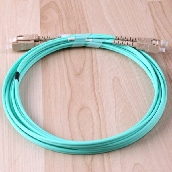 Fibre Optic Cables 10Gb Multumode Duplex 50 125 Lzsh Fiber Cable Sc To Om3 Patch Cord 3M Blue